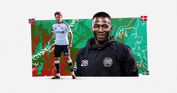 Graphic featuring Sverre Nypan and Bazoumana Touré