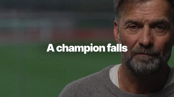 A champion falls